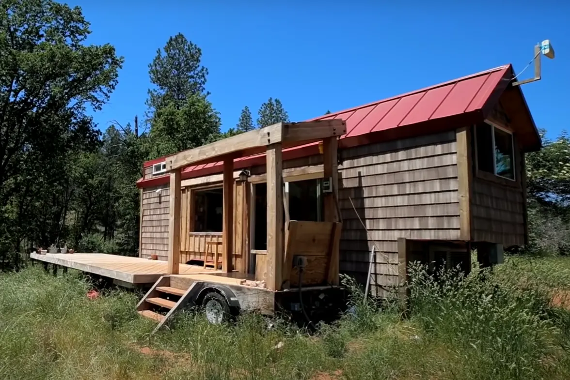 Completely Off-Grid Tiny House Homestead of a Couple